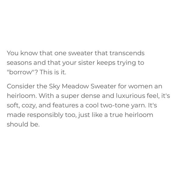 Prana Sky Meadow Chunky Knit mock Neck Cotton Blend Slouchy sweater womens S New - Picture 15 of 15